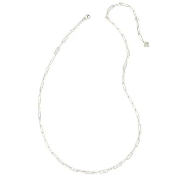 Courtney Paperclip Necklace in Silver by Kendra Scott House of Silva Wooster, OH