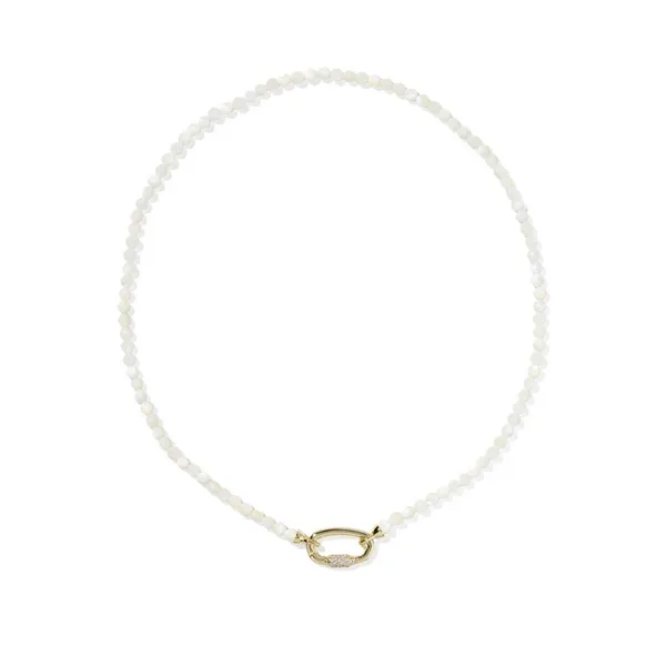 Emery Beaded Strand Necklace in Ivory Mother of Pearl by Kendra Scott Image 2 House of Silva Wooster, OH