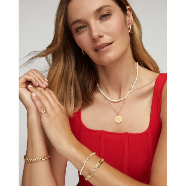 Emery Beaded Strand Necklace in Ivory Mother of Pearl by Kendra Scott Image 3 House of Silva Wooster, OH