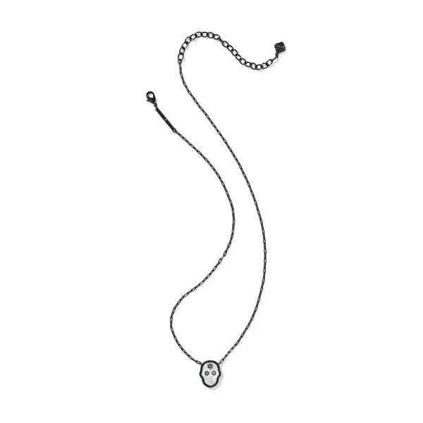Skeleton GunMetal Pendant with Ivory Mother of Pearl by Kendra Scott Image 2 House of Silva Wooster, OH