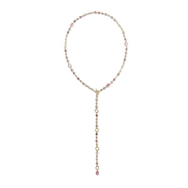 Mini Elisa Abbie Gold Pink Mix Strand Necklace by Kendra Scott Image 4 House of Silva Wooster, OH