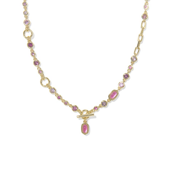 Mini Elisa Abbie Gold Pink Mix Strand Necklace by Kendra Scott House of Silva Wooster, OH