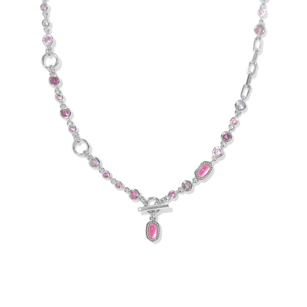 Mini Elisa Abbie Silver Pink Mix Strand Necklace by Kendra Scott House of Silva Wooster, OH