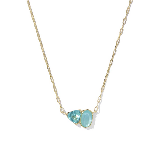 Tatum Pendant in Gold Blue Mix by Kendra Scott House of Silva Wooster, OH