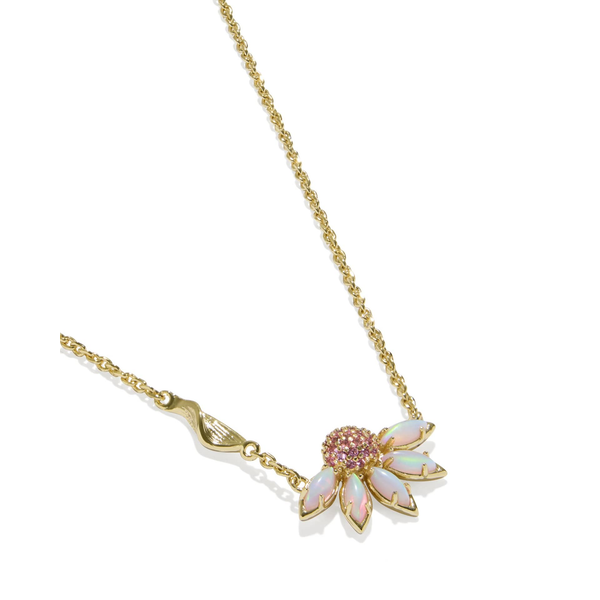 Anya Flower Necklace Gold in Light Pink Mix by Kendra Scott Image 3 House of Silva Wooster, OH