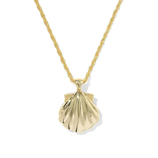 Lucia Shell Pendant in Gold with Abalone Shell by Kendra Scott Image 4 House of Silva Wooster, OH