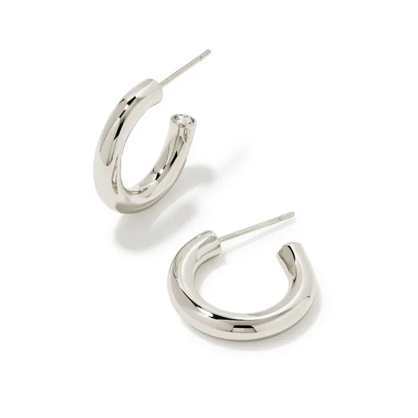 Colette Hoop Earrings in Silver by Kendra Scott House of Silva Wooster, OH