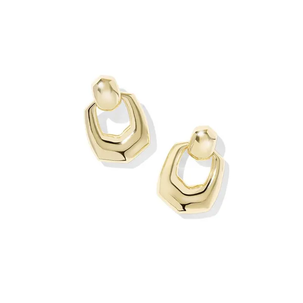 Kaitlin Gold Open Frame Earrings by Kendra Scott House of Silva Wooster, OH