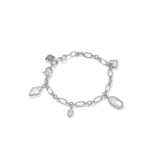 Icon Charm Bracelet in Silver Neutral by Kendra Scott House of Silva Wooster, OH