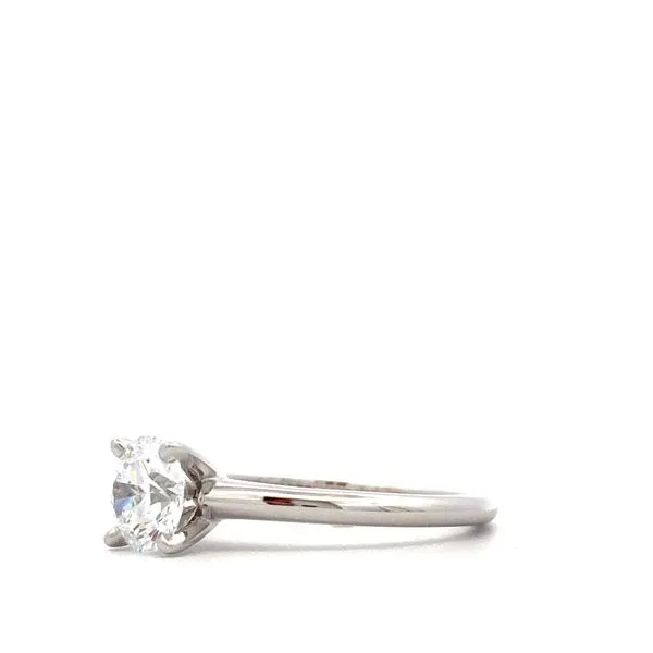 14Kt White Gold Diamond Engagement Ring Image 2 Hudson Valley Goldsmith New Paltz, NY