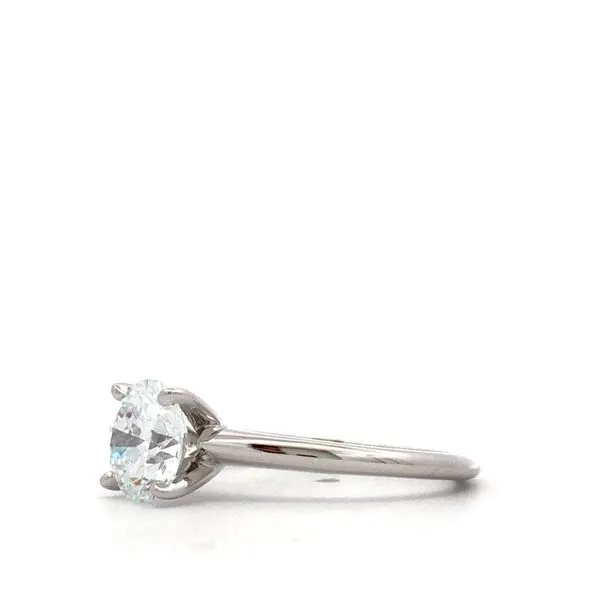 14Kt White Gold Diamond Engagement Ring Image 2 Hudson Valley Goldsmith New Paltz, NY