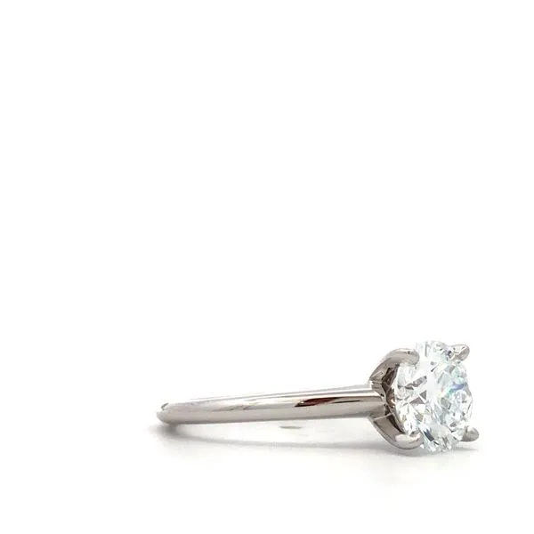 14Kt White Gold Diamond Engagement Ring Image 3 Hudson Valley Goldsmith New Paltz, NY