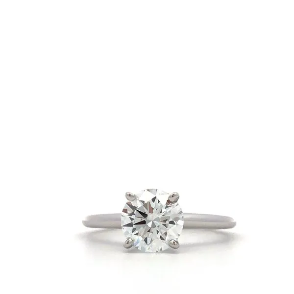 14Kt White Gold Diamond Engagement Ring Hudson Valley Goldsmith New Paltz, NY