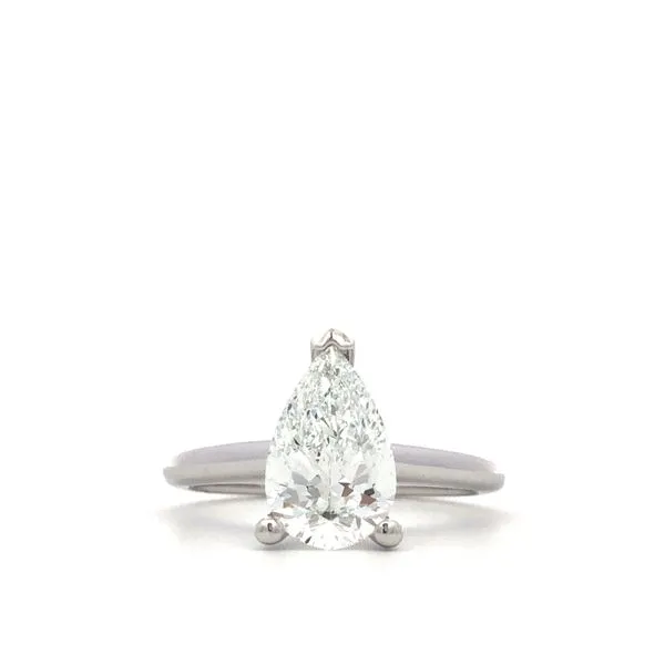 14Kt White Gold Diamond Engagement Ring Hudson Valley Goldsmith New Paltz, NY