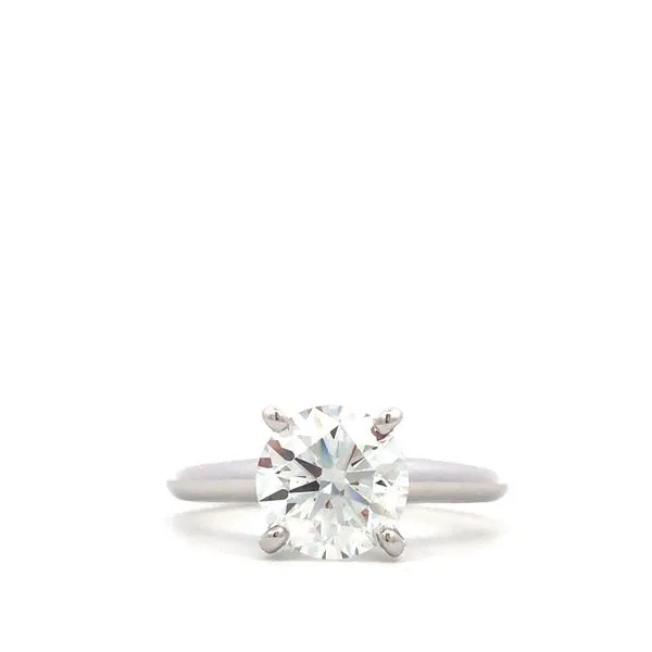 14Kt White Gold Diamond Engagement Ring Hudson Valley Goldsmith New Paltz, NY