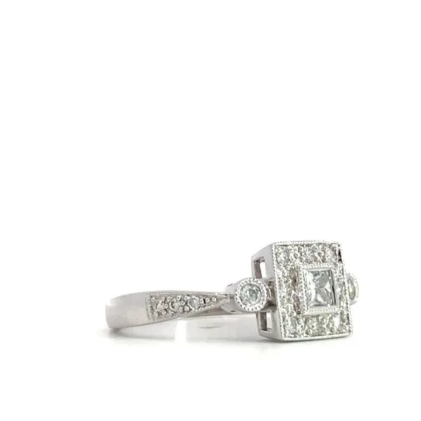 Diamond Engagement Ring Image 2 Hudson Valley Goldsmith New Paltz, NY