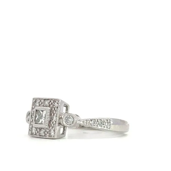 Diamond Engagement Ring Image 3 Hudson Valley Goldsmith New Paltz, NY