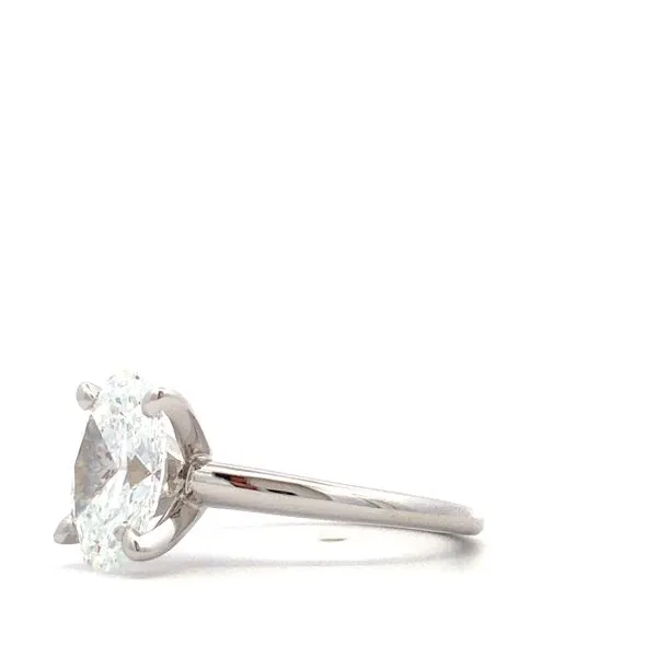 Diamond Engagement Ring Image 3 Hudson Valley Goldsmith New Paltz, NY