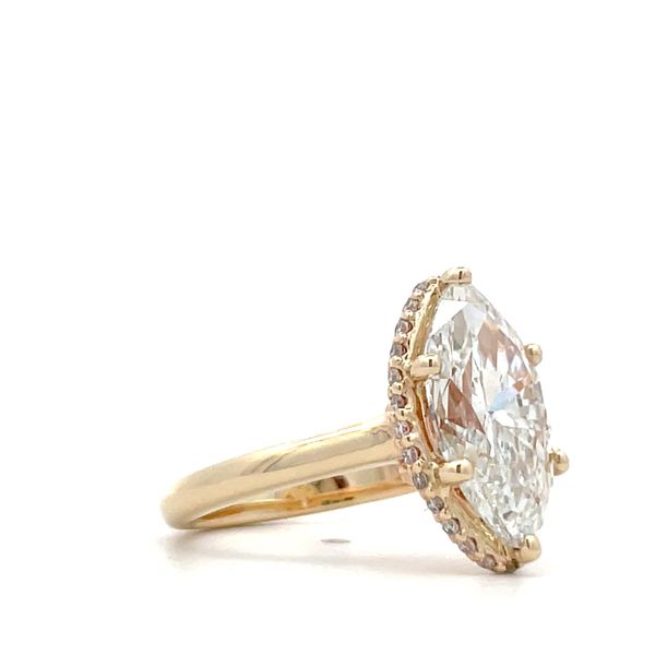 Diamond Engagement Ring Image 3 Hudson Valley Goldsmith New Paltz, NY