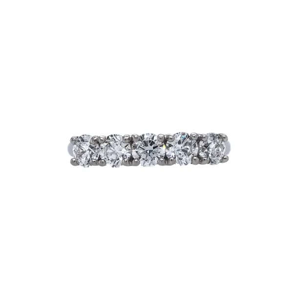 Platinum and Diamond Anniversary band 1.10ctw. G/ SI1 Hudson Valley Goldsmith New Paltz, NY