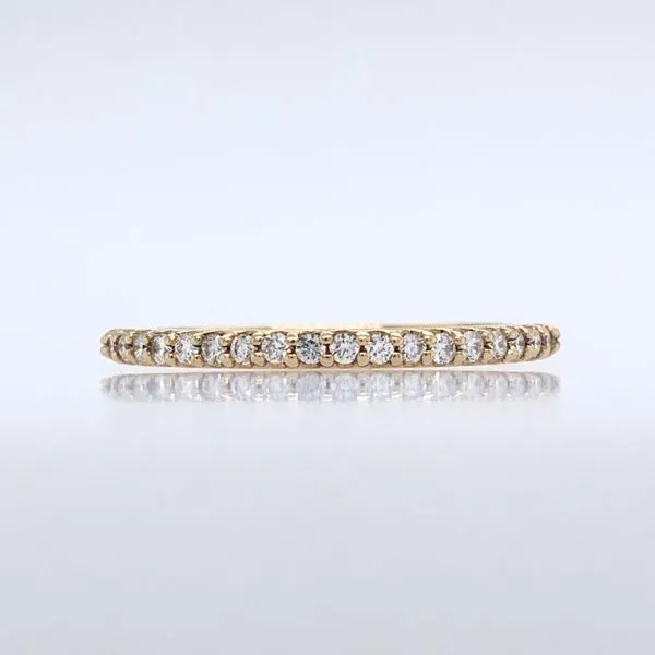 14k yellow gold 0.20cttw Dia Straight band Hudson Valley Goldsmith New Paltz, NY