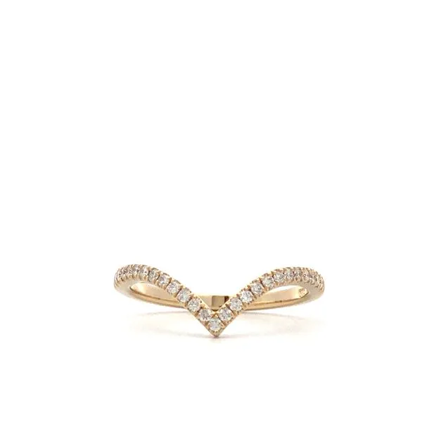 14Kt Yellow Gold Ladies Diamond Wedding Band Hudson Valley Goldsmith New Paltz, NY