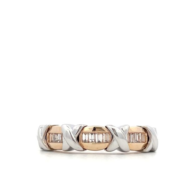 Ladie's Diamond Wedding Band Hudson Valley Goldsmith New Paltz, NY