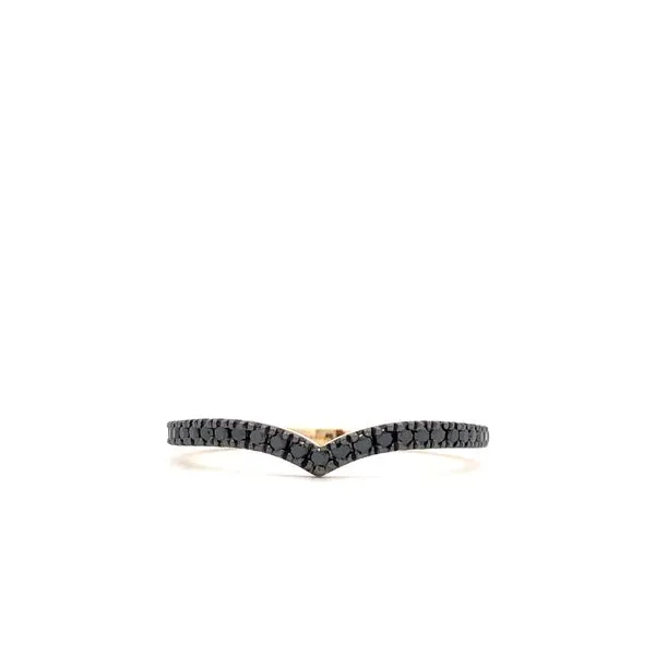 14K Yellow Gold Ladies Diamond Wedding Band Hudson Valley Goldsmith New Paltz, NY