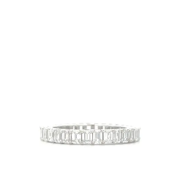 14K White Gold Ladies Diamond Eternity Band Hudson Valley Goldsmith New Paltz, NY
