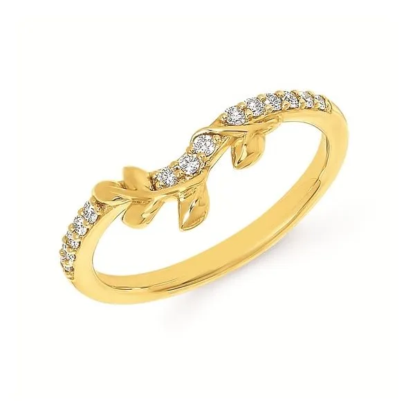 14K Gold Ladies Diamond Wedding Band Hudson Valley Goldsmith New Paltz, NY