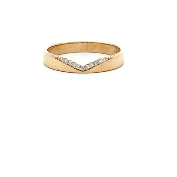 Ladie's Diamond Wedding Band Hudson Valley Goldsmith New Paltz, NY