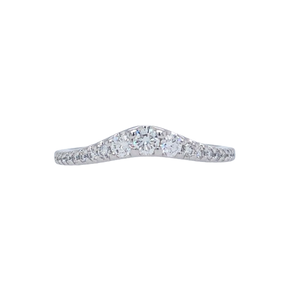 Ladie's Diamond Wedding Band Hudson Valley Goldsmith New Paltz, NY