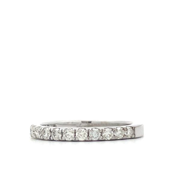 Ladie's Diamond Wedding Band Image 3 Hudson Valley Goldsmith New Paltz, NY