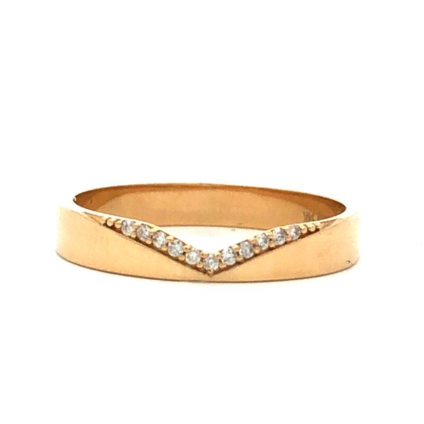 Ladie's Diamond Wedding Band Hudson Valley Goldsmith New Paltz, NY