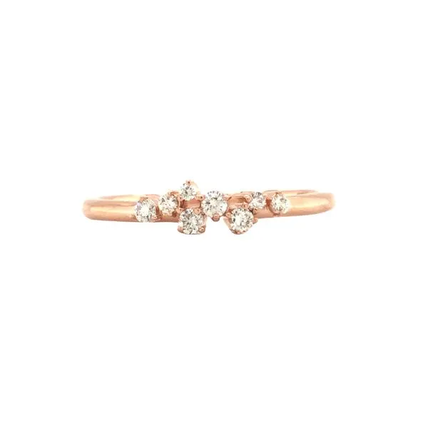 14Kt Rose Gold Floating Diamond Fashion Ring Hudson Valley Goldsmith New Paltz, NY