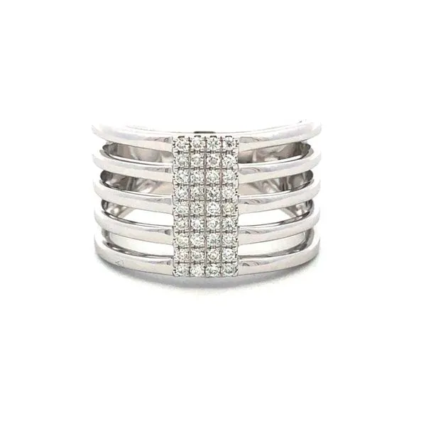 14K White Gold Diamond Fashion Ring Hudson Valley Goldsmith New Paltz, NY