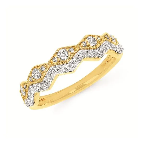14K Gold Diamond Fashion Ring Hudson Valley Goldsmith New Paltz, NY