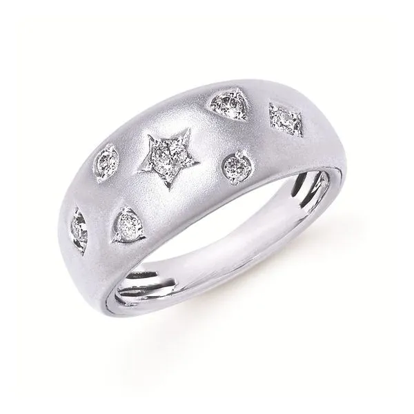 Sterling Silver Various Shapes Diamond Ring Hudson Valley Goldsmith New Paltz, NY