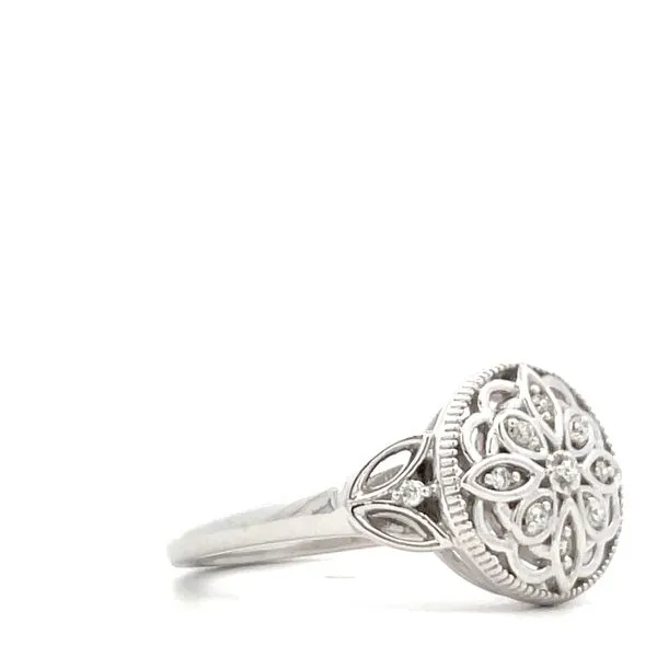 Diamond Fashion Ring Image 2 Hudson Valley Goldsmith New Paltz, NY