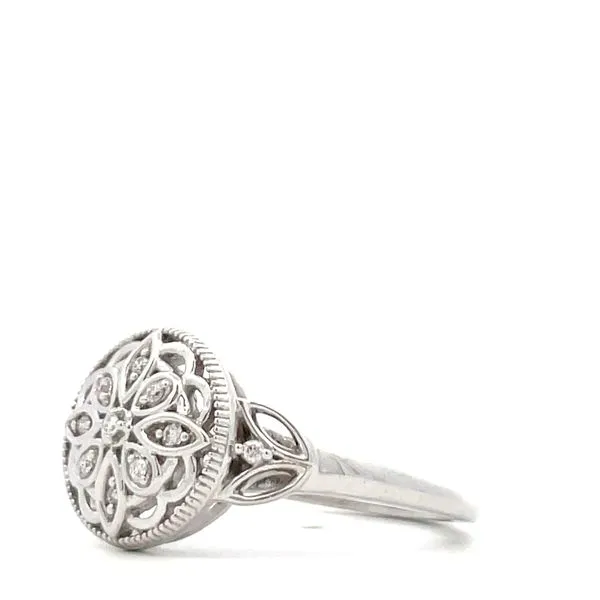 Diamond Fashion Ring Image 3 Hudson Valley Goldsmith New Paltz, NY