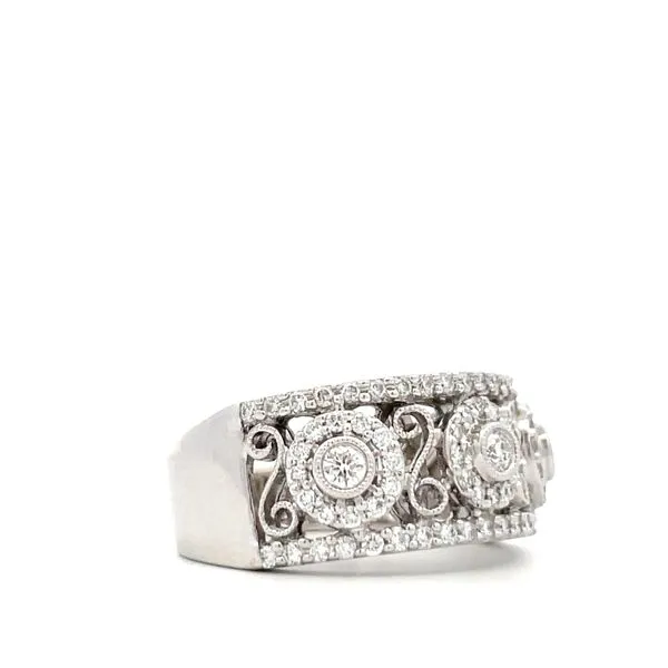 Diamond Fashion Ring Image 2 Hudson Valley Goldsmith New Paltz, NY