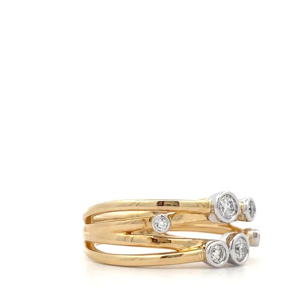 Diamond Fashion Ring Image 3 Hudson Valley Goldsmith New Paltz, NY