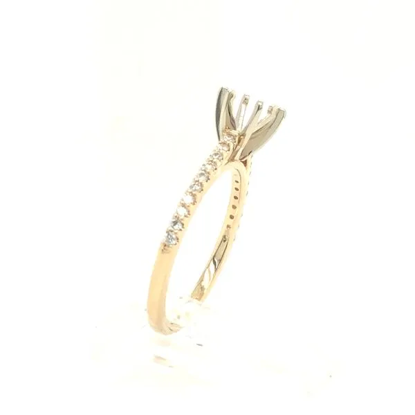 Semi-Mount Ring Image 2 Hudson Valley Goldsmith New Paltz, NY