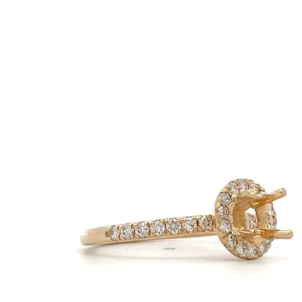 Semi-Mount Ring Image 2 Hudson Valley Goldsmith New Paltz, NY