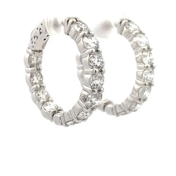 Diamond Earrings Image 2 Hudson Valley Goldsmith New Paltz, NY