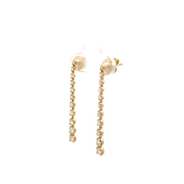 Diamond Earrings Image 2 Hudson Valley Goldsmith New Paltz, NY