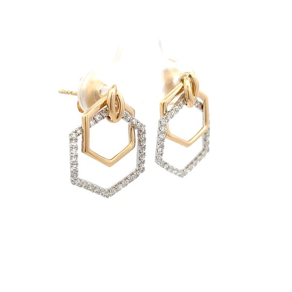 Diamond Earrings Image 2 Hudson Valley Goldsmith New Paltz, NY