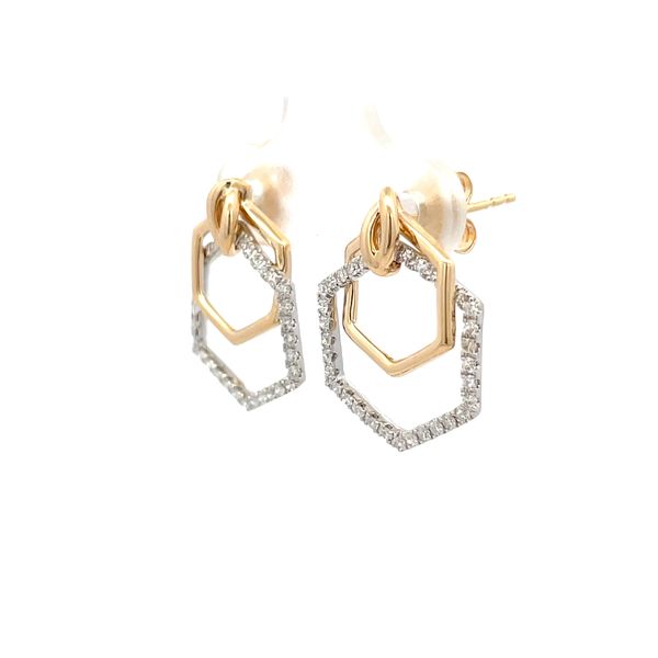 Diamond Earrings Image 3 Hudson Valley Goldsmith New Paltz, NY