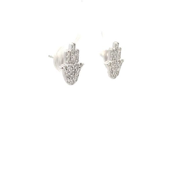Diamond Earrings Image 2 Hudson Valley Goldsmith New Paltz, NY