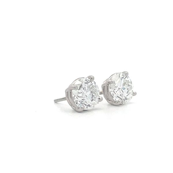Diamond Earrings Image 2 Hudson Valley Goldsmith New Paltz, NY